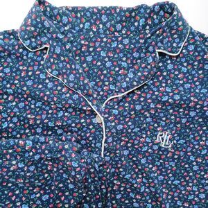 Lauren Ralph Lauren Pajamas Womens Large Cottage Floral Preppy Sleep Embroidered